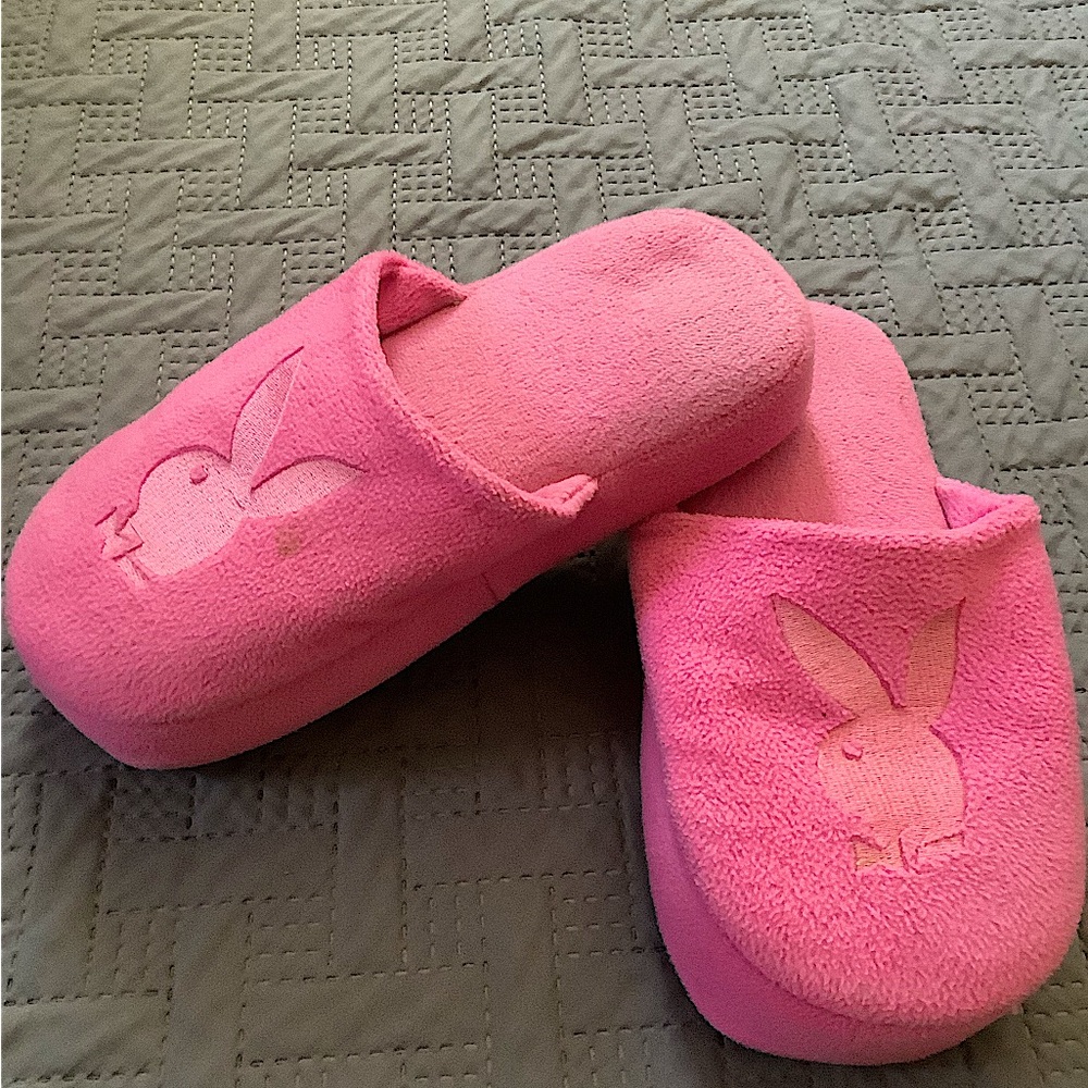 VINTAGE Pink Playboy Slippers